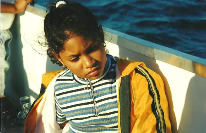  Me as a kid on our family boat